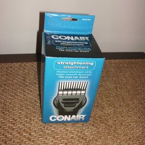 NIB Conair Hair Dryer Straightening Attachment Heated Aluminum Strip Smooth